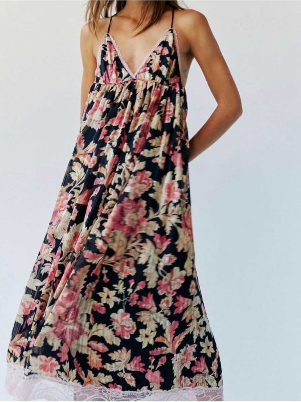 NWOT Free People Primmy Midi Dress. MAKE ME AN OFFER! - Picture 2 of 5